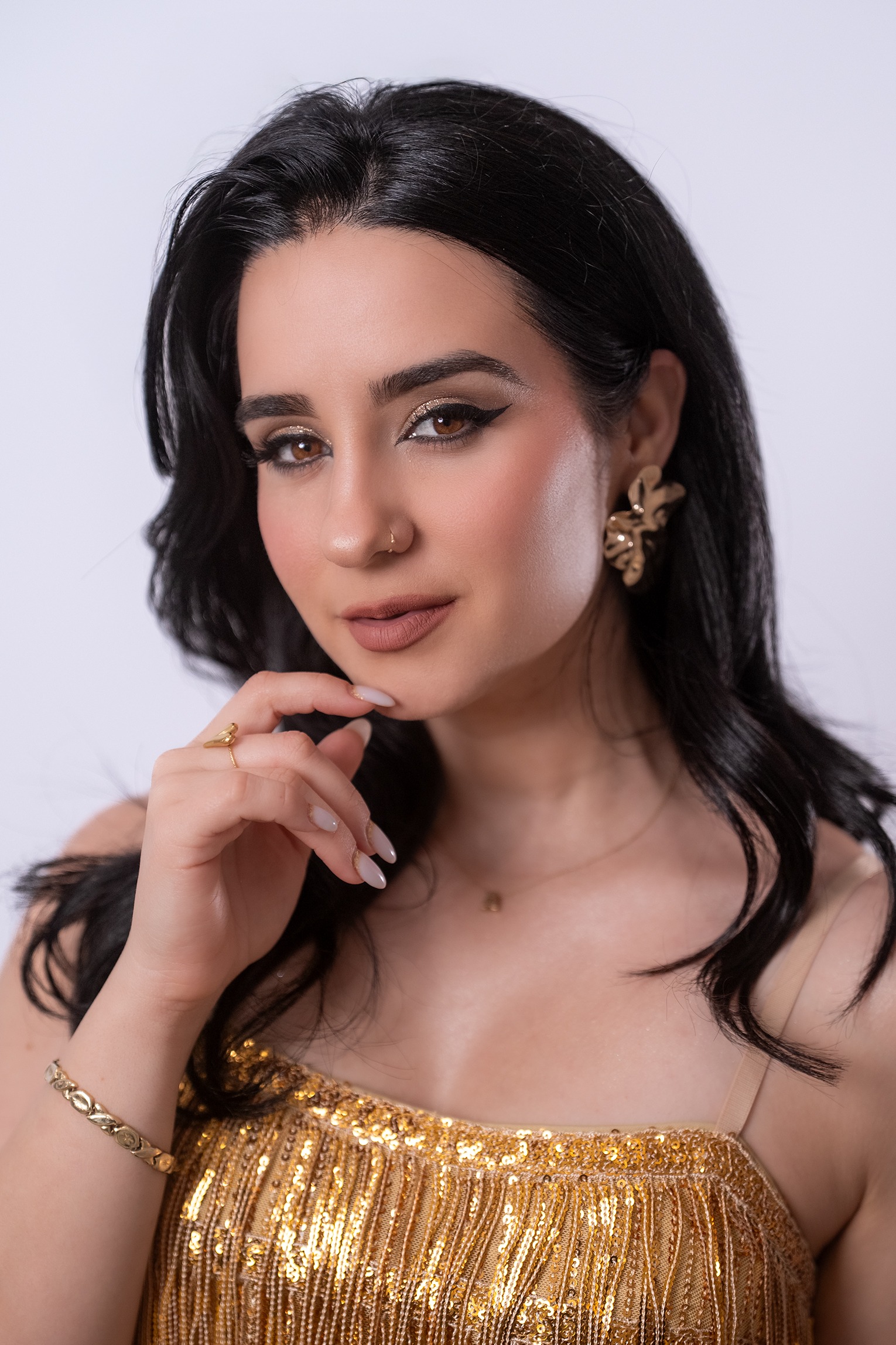 Angela Olga Moreno Lemus Miss Nova Femina contestant number 77 official photo